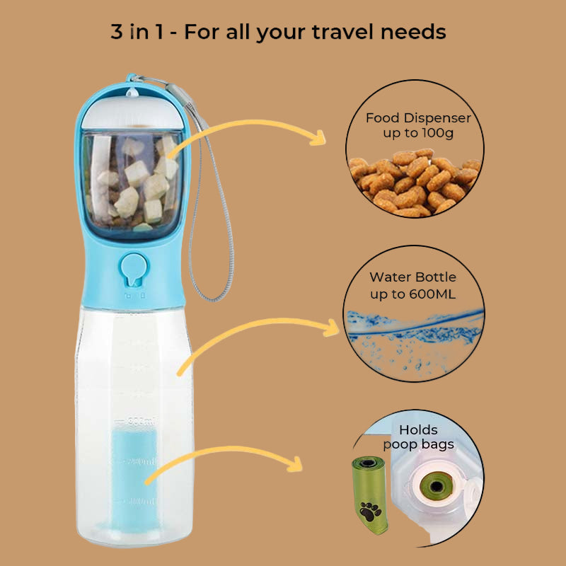 Multifunctionele Waterfles Voor Honden 🐾 2