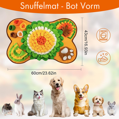 Snuffelmat voor Honden - Mentale Stimulatie, Vermindert Verveling en Stress, Wasbaar en Duurzaam, Geschikt voor Alle Rassen - 8