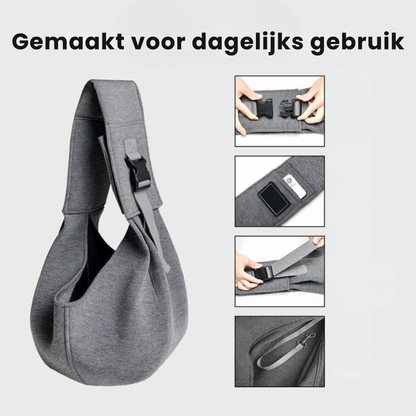 SnugCarry Draagzak voor Huisdieren – Zacht, Ademend en Ergonomisch – Ideaal voor Wandelen en Reizen met Honden en Katten tot 7,5 kg - 5