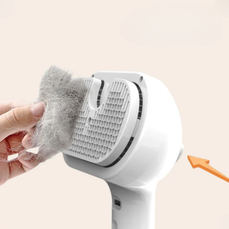 GroomEase | Pet Grooming Brush with Hydrating Mist Technology | Stress-Free Deshedding for Shiny Coats 7