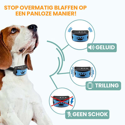 Anti Blaf Halsband – Geluidsgolven Technologie, Waterdicht & Verstelbaar voor Honden 2