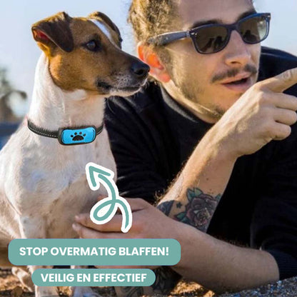 Anti Blaf Halsband – Geluidsgolven Technologie, Waterdicht & Verstelbaar voor Honden 3