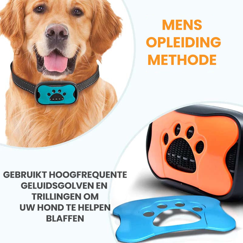 Anti Blaf Halsband – Geluidsgolven Technologie, Waterdicht & Verstelbaar voor Honden 4