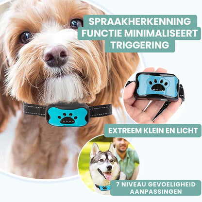Anti Blaf Halsband – Geluidsgolven Technologie, Waterdicht & Verstelbaar voor Honden 6