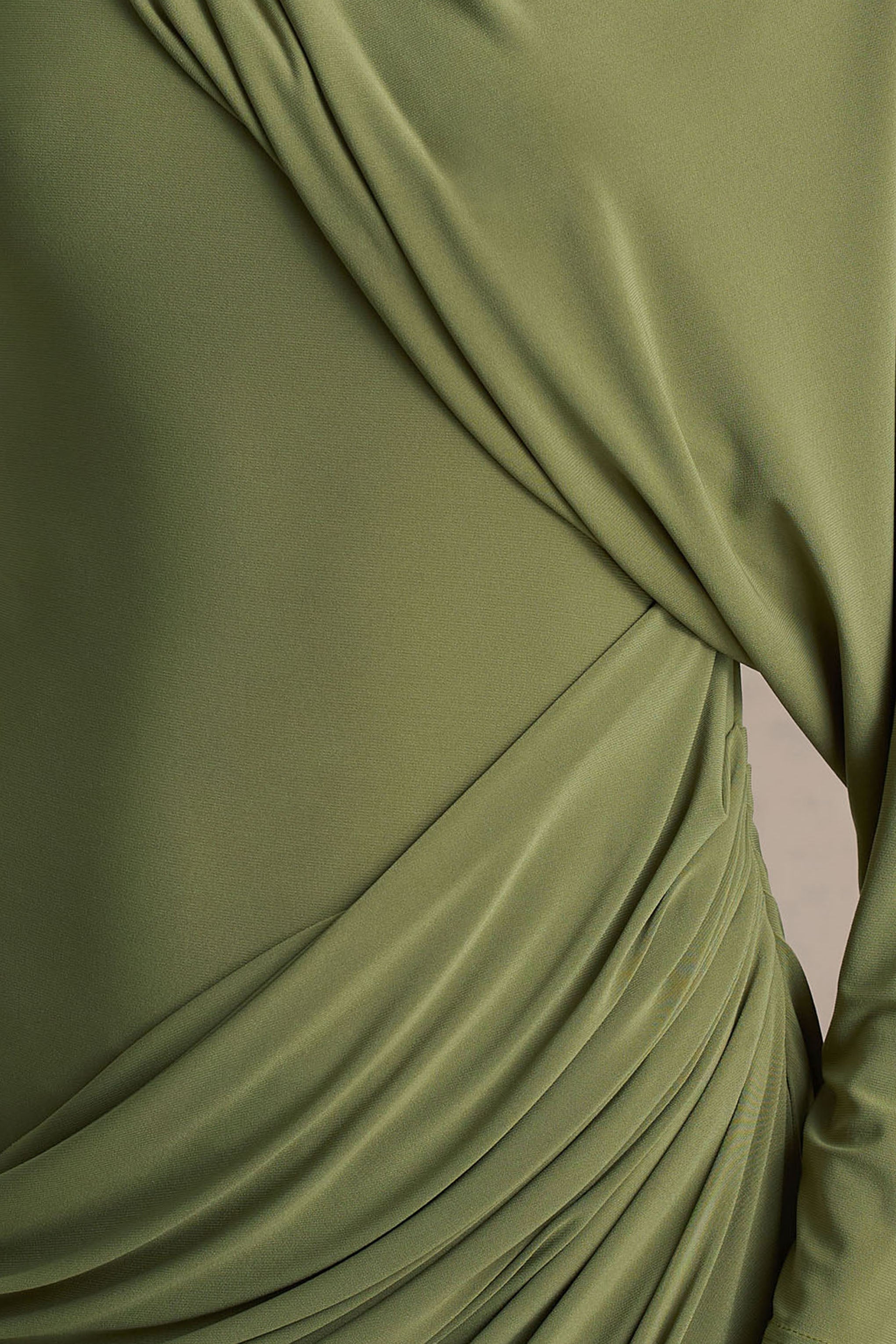 Aphra | Maxi Dress for Women with Cape Sleeve & High Neck Design | Elegant Stretch Jersey for Timeless Glamour 5