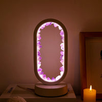 Natural Amethyst Lamp | Unique Handmade Crystal Décor with Soft Ambient Light | Tranquil Illumination for Relaxation 3