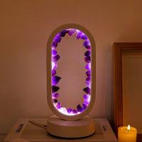 Natural Amethyst Lamp | Unique Handmade Crystal Décor with Soft Ambient Light | Tranquil Illumination for Relaxation 4
