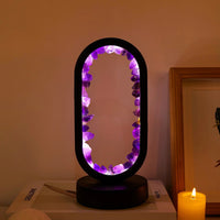 Natural Amethyst Lamp | Unique Handmade Crystal Décor with Soft Ambient Light | Tranquil Illumination for Relaxation 6