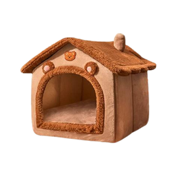 Cozy Retreat | Foldable Cat House with Washable Cushion | Safe Hideaway for Cats 1