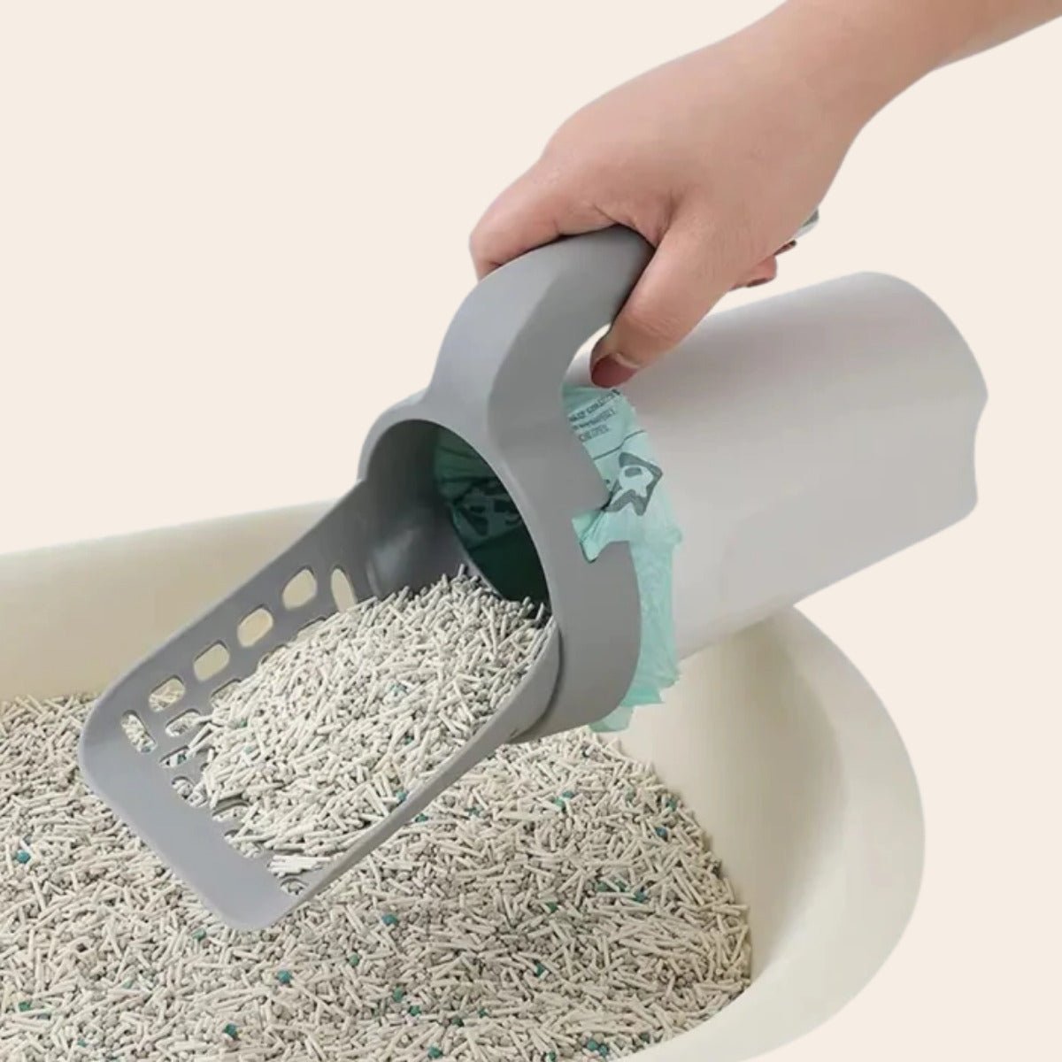 CharmPaws Kattenbakschep - Eenvoudig en Handsfree Opruimen 1