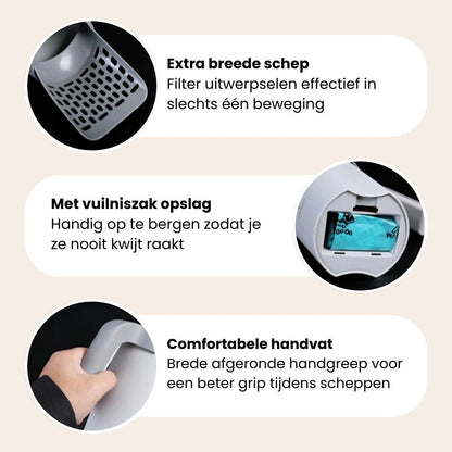 CharmPaws Kattenbakschep - Eenvoudig en Handsfree Opruimen 3