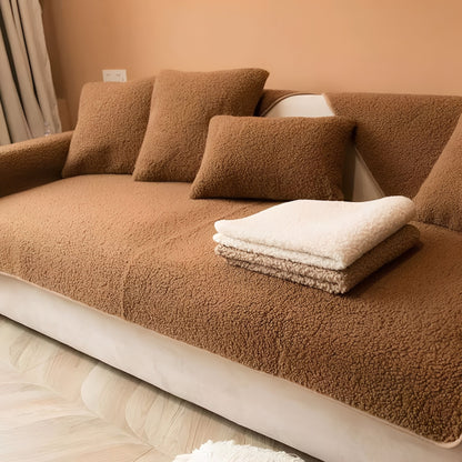 CozyWrap Antislip Teddy Bankhoes Voor Knusse Warmte 2