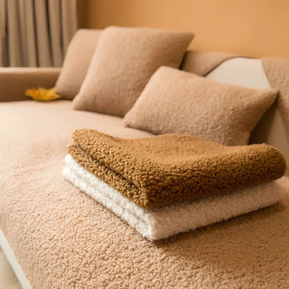 CozyWrap Antislip Teddy Bankhoes Voor Knusse Warmte 4