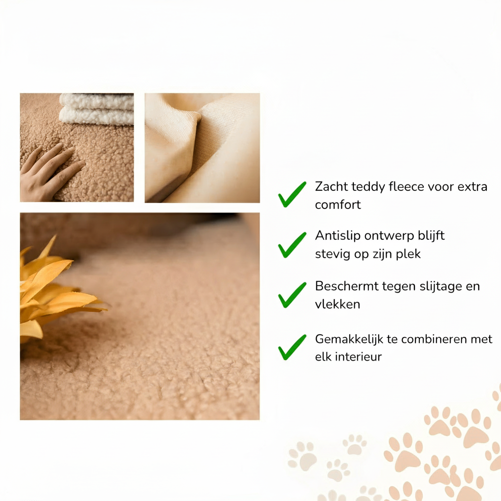CozyWrap Antislip Teddy Bankhoes Voor Knusse Warmte 5