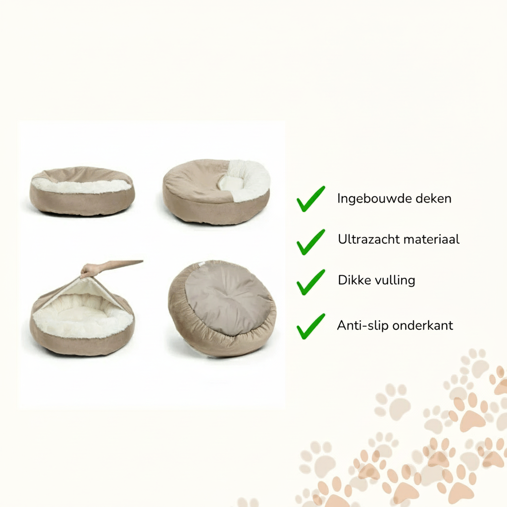 CuddleCave Huisdiermand Voor Ultiem Comfort 7