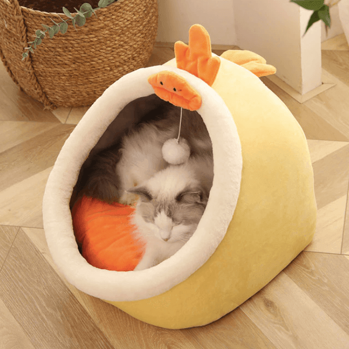 CuddlePaw Kattenbed | Warm en Comfortabel Nest voor Katten 0