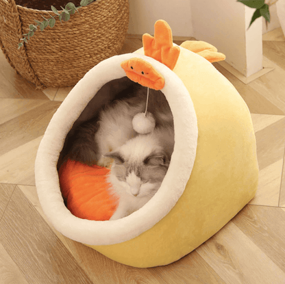 CuddlePaw Kattenbed | Warm en Comfortabel Nest voor Katten 0