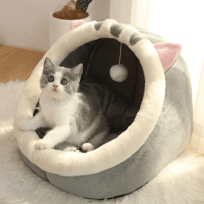 CuddlePaw Kattenbed | Warm en Comfortabel Nest voor Katten 6