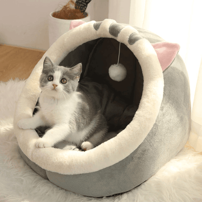CuddlePaw Kattenbed | Warm en Comfortabel Nest voor Katten 6