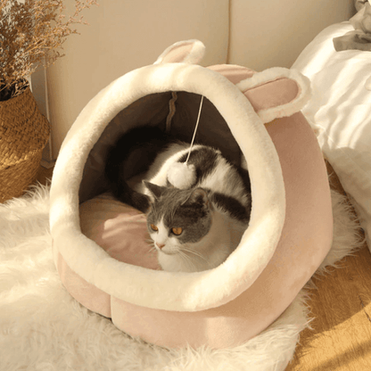 CuddlePaw Kattenbed | Warm en Comfortabel Nest voor Katten 9
