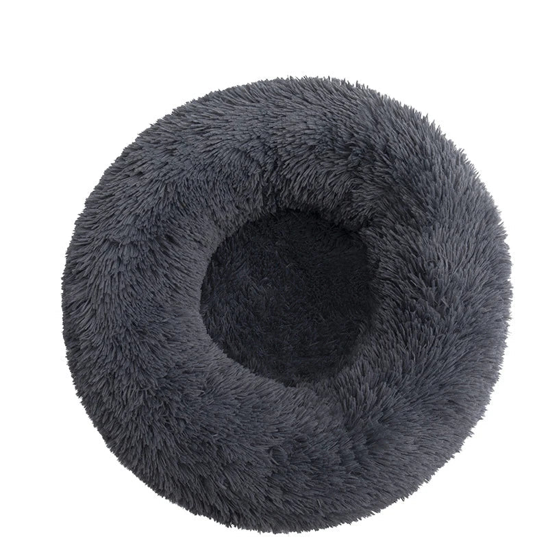 FluffyDonut | Luxe Orthopedic Dog Bed with Self-Warming Fleece | Cozy Nest for Deep Relaxation 2