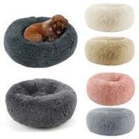 FluffyDonut | Luxe Orthopedic Dog Bed with Self-Warming Fleece | Cozy Nest for Deep Relaxation 1