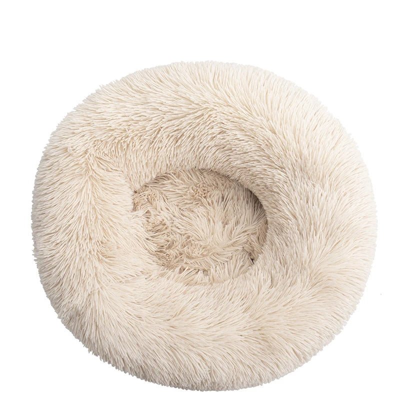 FluffyDonut | Luxe Orthopedic Dog Bed with Self-Warming Fleece | Cozy Nest for Deep Relaxation 11