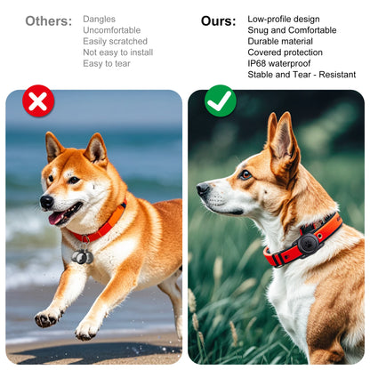Duurzame Airtag Halsbandhouder Voor Huisdieren - Veilig En Waterdicht 2