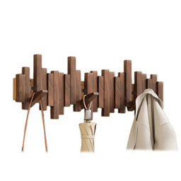 Elegant Collection | Wall Mounted Coat Rack with Flip Hook Design | Space-Saving Solution for Organized Living 1