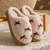 Veloura | Women's Plush Slippers with Bow Design & Anti-Slip Sole for Cozy Comfort 1