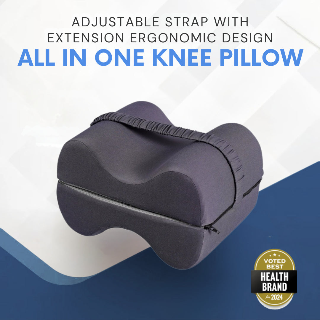 Ergonomic Knee Pillow for Sleeping | Medical-Grade Memory Foam Design for Spine Alignment and Pain Relief 0