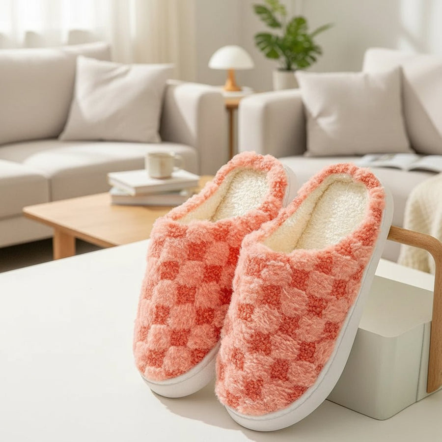 Loralie | Cotton Slippers for Women with Cushioned Sole | Comfortable Indoor Footwear for Warmth 1