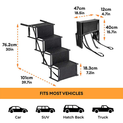 Hondenautotrap - Veilig en Comfortabel In- en Uitstappen 5