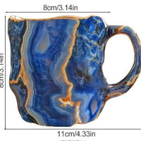 GemBrew | Mineral Crystal Coffee Mugs with Elegant Design | Durable for Luxurious Enjoyment 8