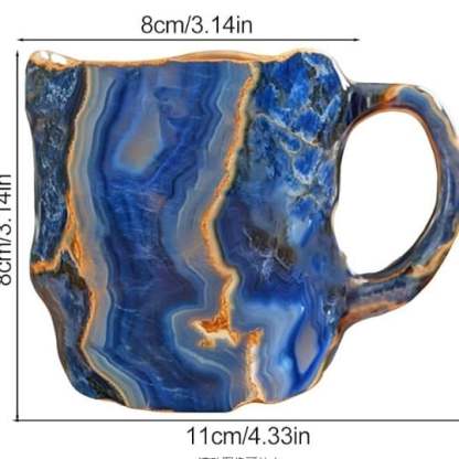 GemBrew | Mineral Crystal Coffee Mugs with Elegant Design | Durable for Luxurious Enjoyment 8