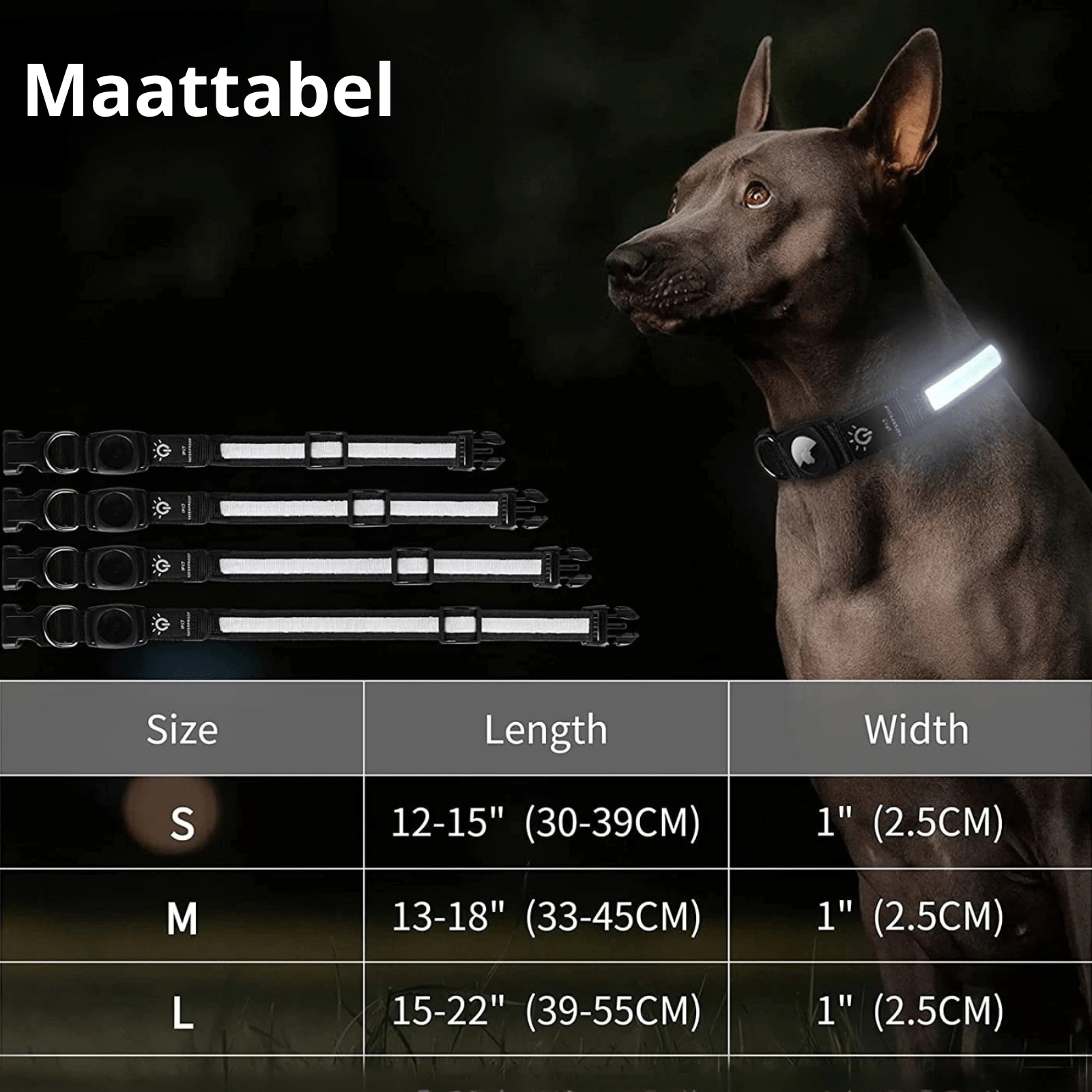 GlowTrack GPS Hondenhalsband voor Veiligheid en Zichtbaarheid 6