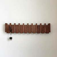 Harmony Collection | Wall-Mounted Coat Rack with Foldable Hooks | Stylish Design for Organized Spaces 3