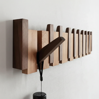 Harmony Collection | Wall-Mounted Coat Rack with Foldable Hooks | Stylish Design for Organized Spaces 4