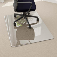 Heavy-Duty Office Chair Mat for Carpet and Hard Floors | Crystal Clear Design for Ultimate Floor Protection 0