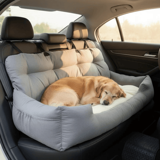 Katoenen Hondenmand Voor Auto - Comfortabele Reis Voor Huisdieren 1