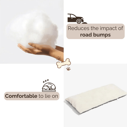 Katoenen Hondenmand Voor Auto - Comfortabele Reis Voor Huisdieren 4