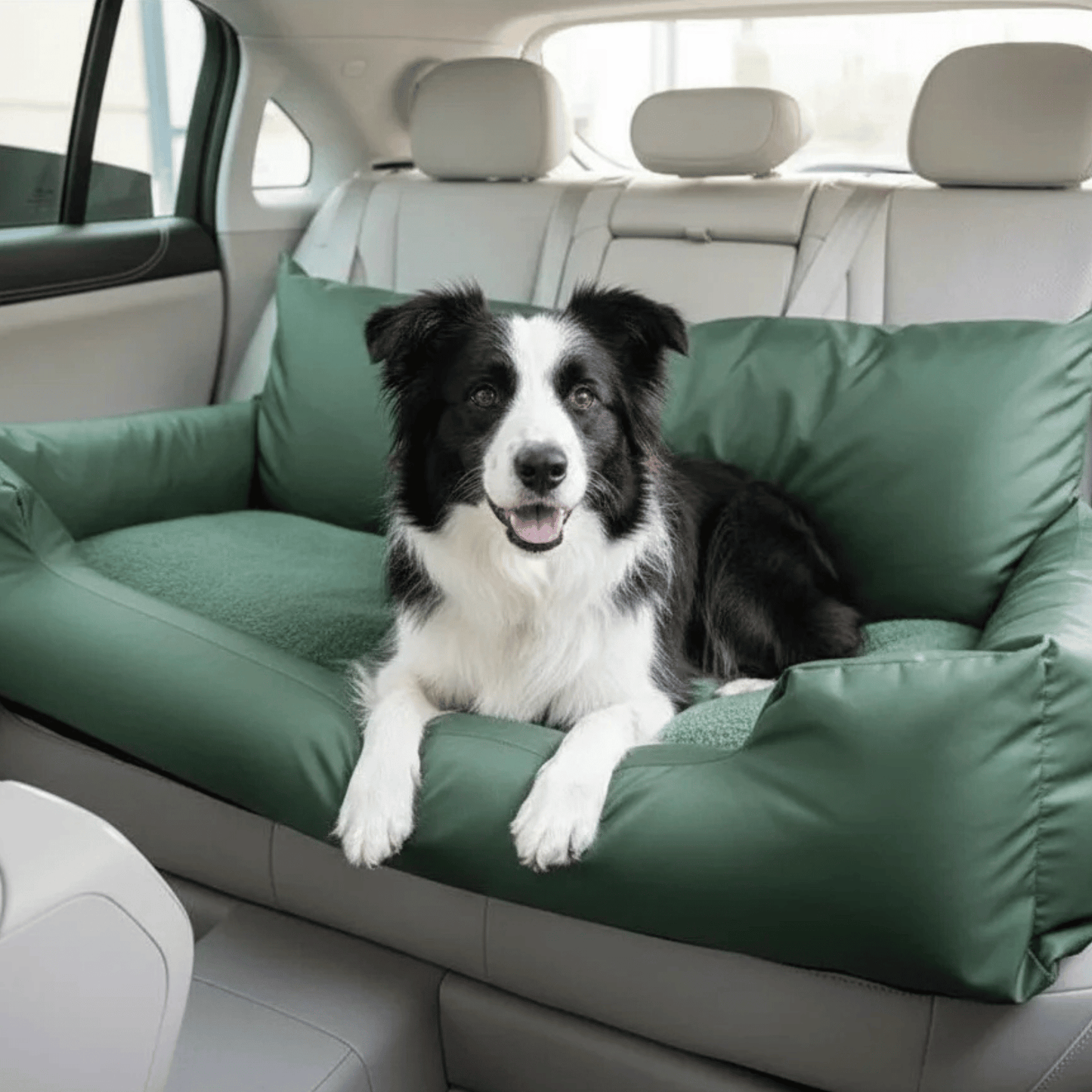 Katoenen Hondenmand Voor Auto - Comfortabele Reis Voor Huisdieren 6