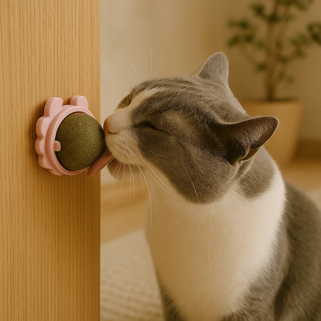 Kattenkruid Snackbal Voor Gelukkige Katten Energiek 1