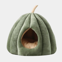 CozyPumpkin | Cat Bed with Enclosed Design & Soft Plush Material | Ideal Retreat for Comfort 1
