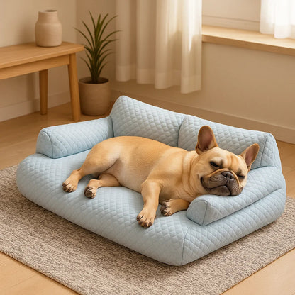 Koel Hondenbed – Ademend IJszijde met Slipvaste Bodem voor Comfort en Stijl 1