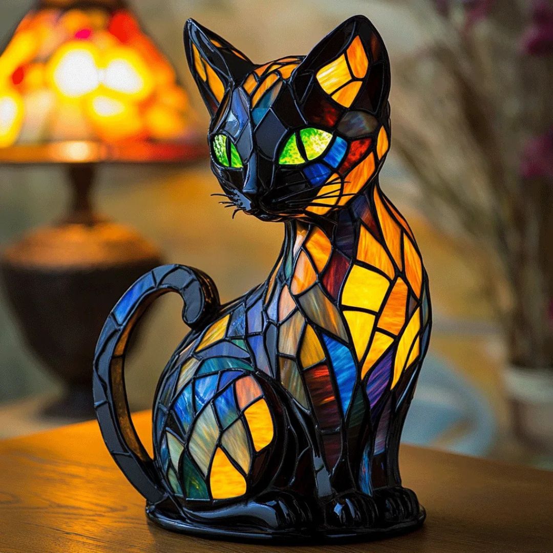 LichtKat | LED Cat Lamp with Handmade Design & Soft Glow | Unique Home Decor for Cat Lovers 1