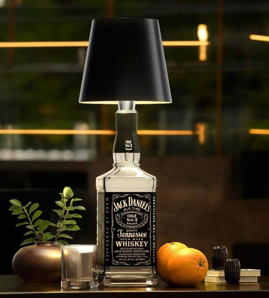 LuminaBottle | LED Table Lamp with USB Charging & Customizable Colors | Elegant Decor for Unique Ambiance 1