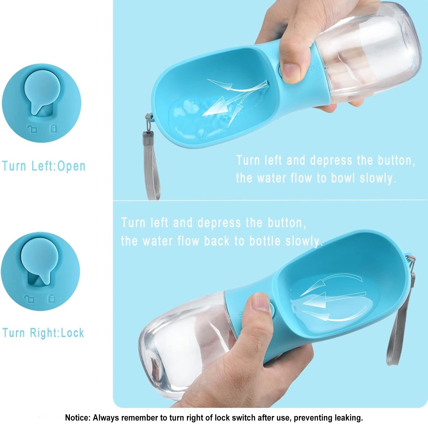 Multifunctionele Waterfles Voor Honden 🐾 6