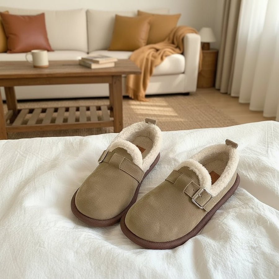 ComfortStep | Retro Slip-On Sneakers with Warm Fleece Lining | Cozy Footwear for Daily Comfort 1