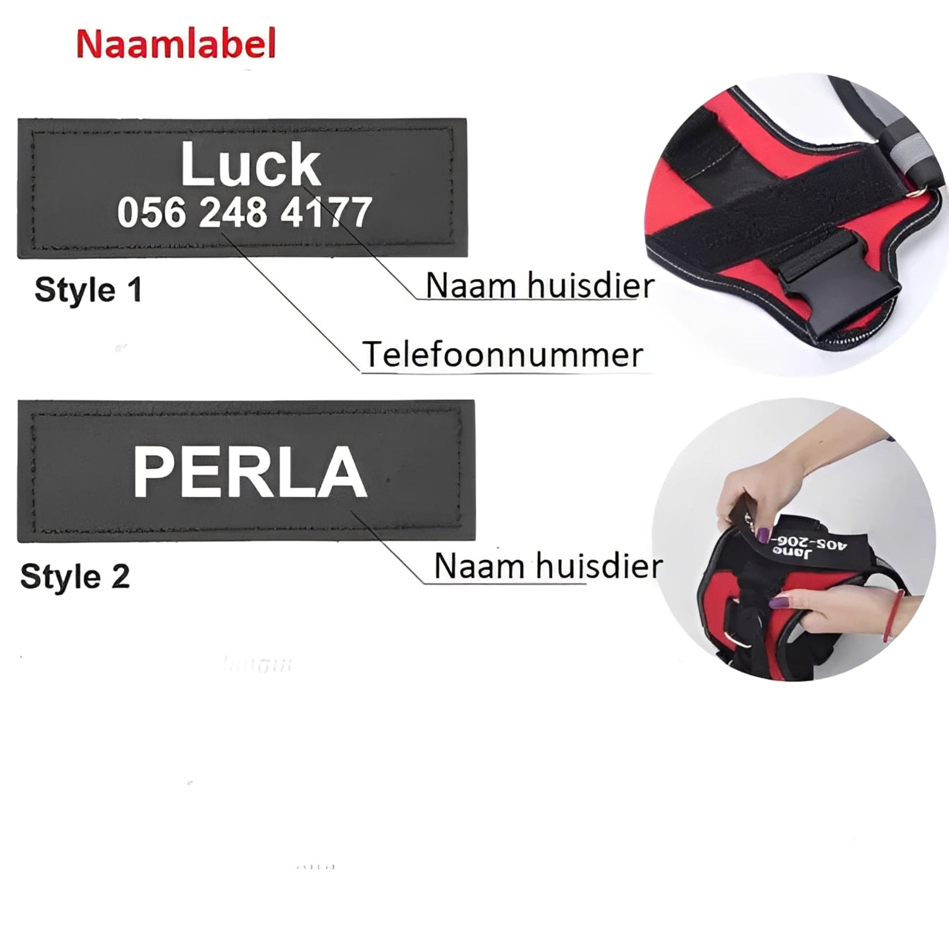 PawGuard Gepersonaliseerd Hondentuigje Voor Veiligheid 6